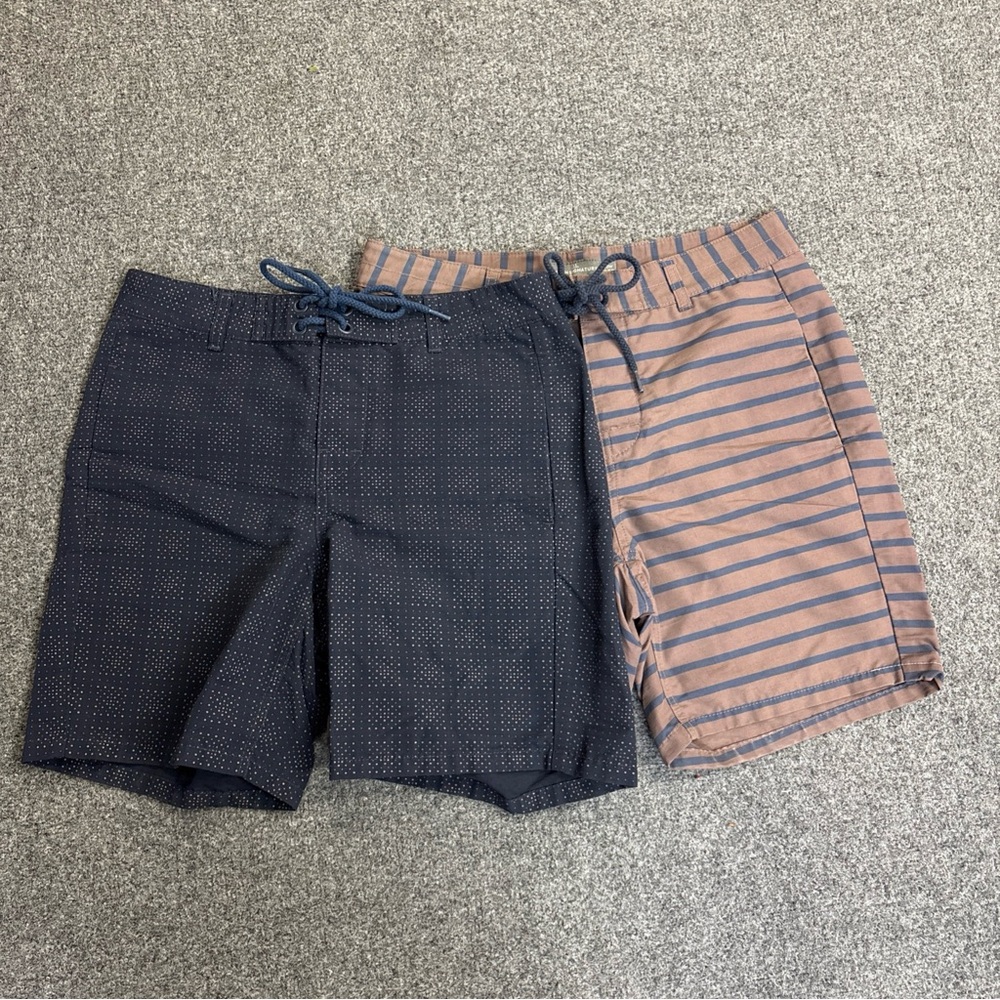 LL Bean Slim Straight Fit Hybrid Swim Trunk Men’s Size 30 Lot Of 2
